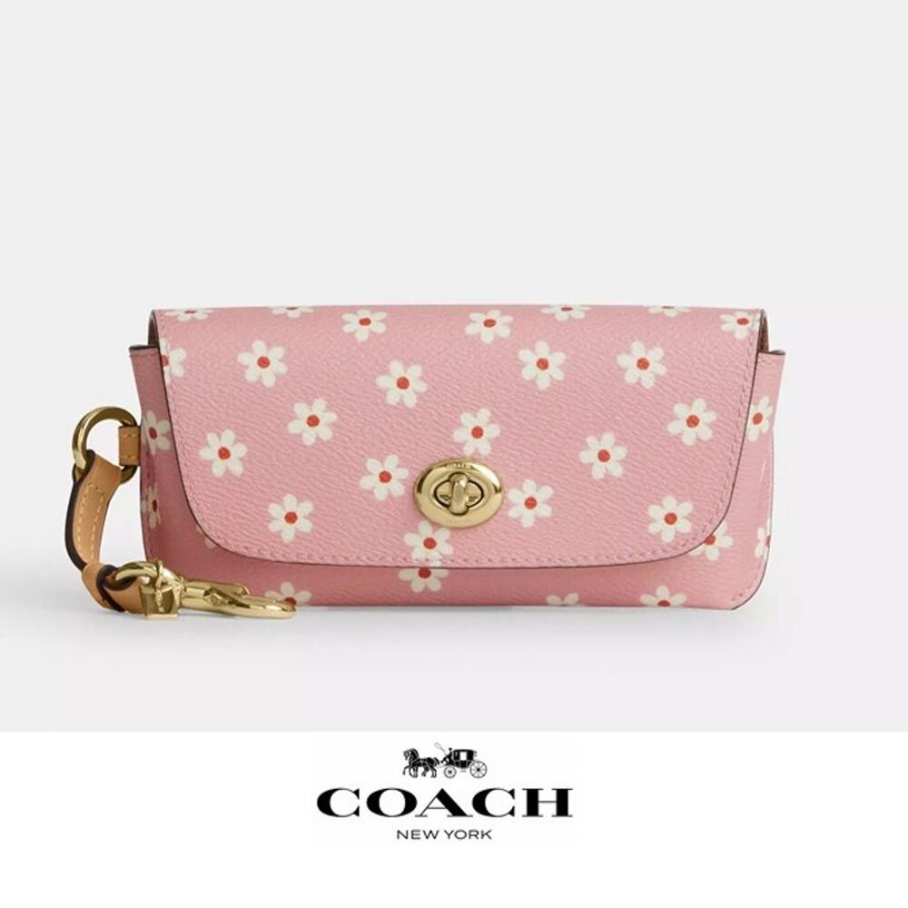❤️ Coach Sunglass Case With Floral Print